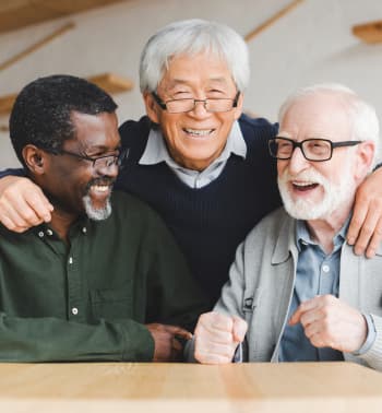 group of elders laughing